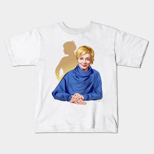 Carey Mulligan - An illustration by Paul Cemmick Kids T-Shirt